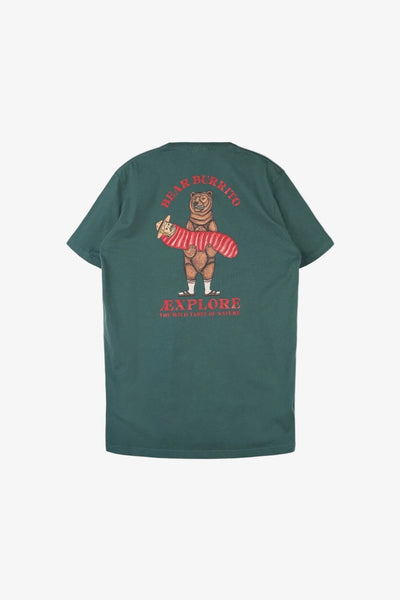 Bear Burrito T-Shirt - Green Gables - Lakor | LAB10STREETWEAR