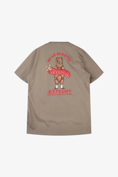 Bear Burrito T-Shirt - Morel - Lakor | LAB10STREETWEAR