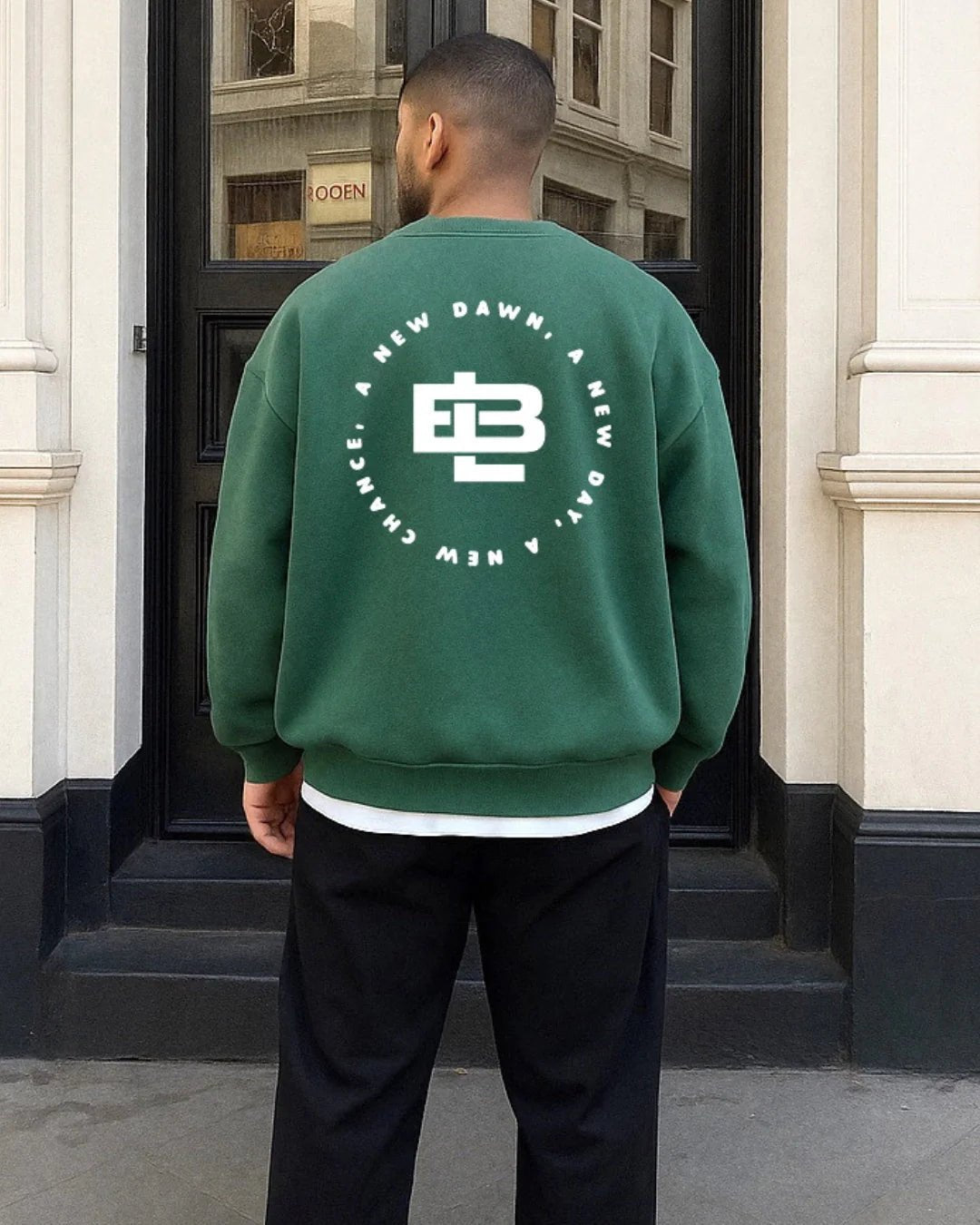 Circle Sweater - Groen - Baselab | LAB10STREETWEAR