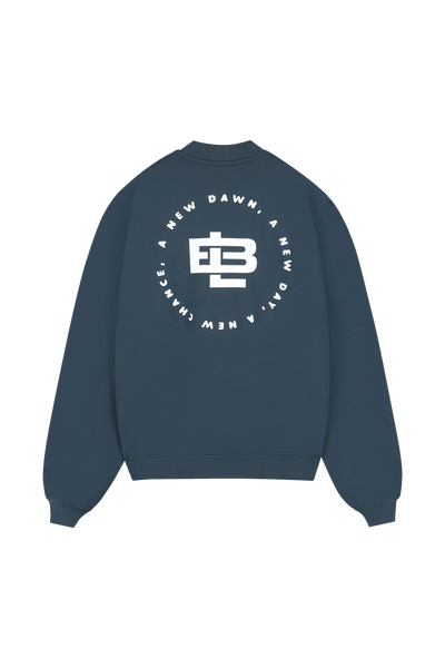 Circle Sweater - Mood Indigo - Baselab | LAB10STREETWEAR