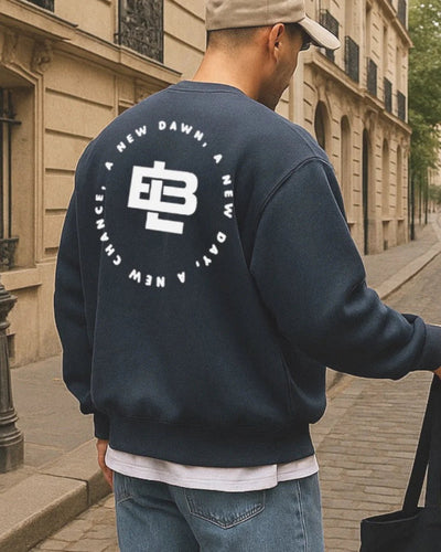 Circle Sweater - Mood Indigo - Baselab | LAB10STREETWEAR