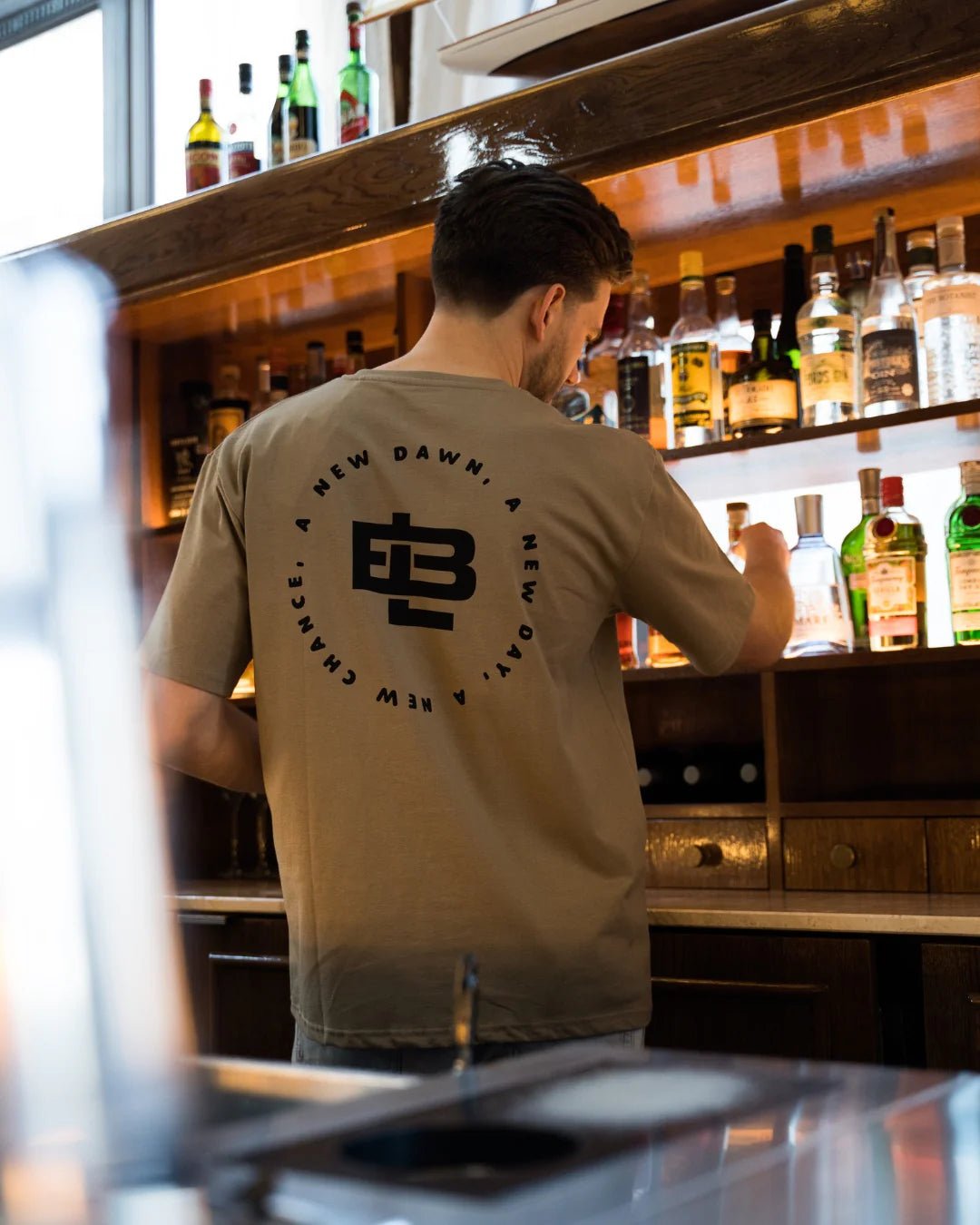 Circle T-Shirt - Olive Green - Baselab | LAB10STREETWEAR