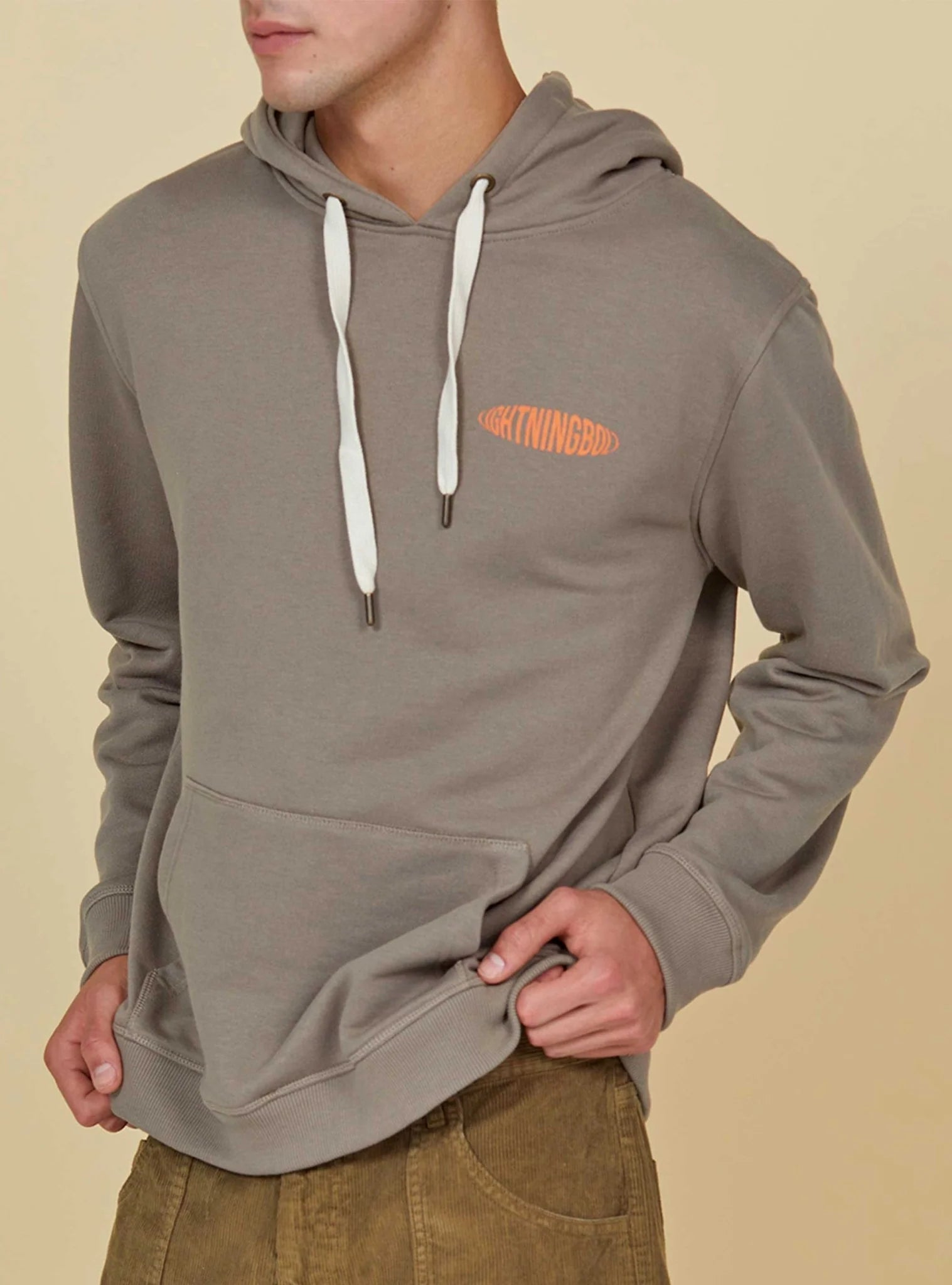 Energy Board Hoodie - Grijs - Lightning Bolt | LAB10STREETWEAR