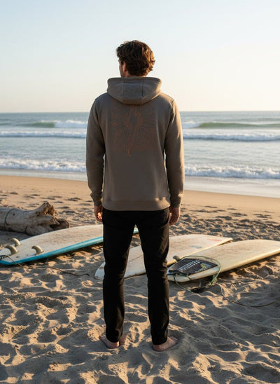 Energy Board Hoodie - Grijs - Lightning Bolt | LAB10STREETWEAR