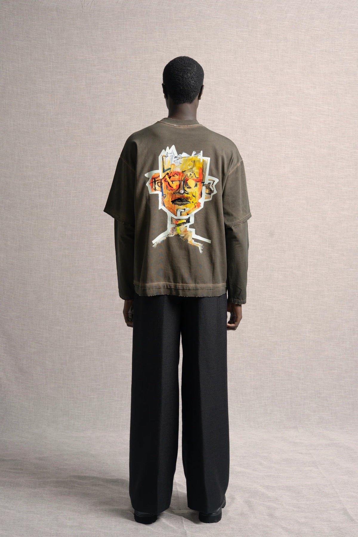 steven blanco Frames Double Sleeve T-Shirt Green
