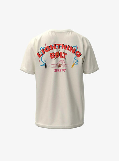 Groms T-Shirt - Off White - Lightning Bolt | LAB10STREETWEAR