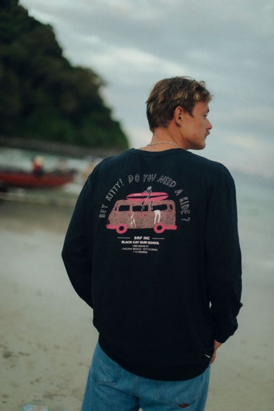 Kitty Longsleeve - Acid Black - Surf.inc | LAB10STREETWEAR