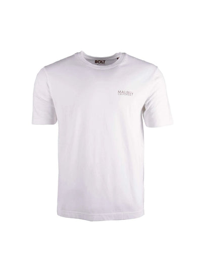 Malibu California T-Shirt - Off White - Lightning Bolt | LAB10STREETWEAR