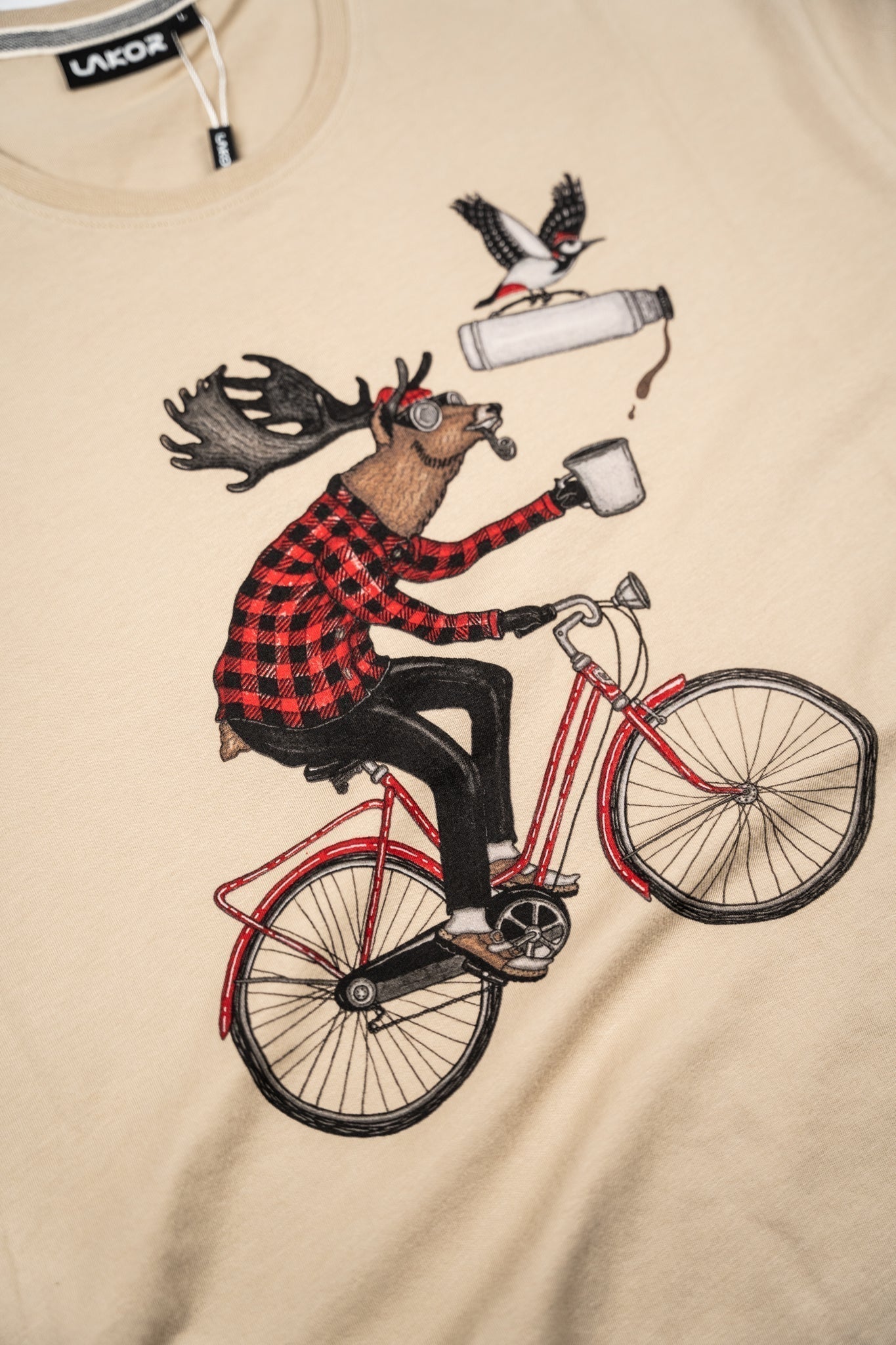Off to Work T-Shirt - White Pepper - Lakor | LAB10STREETWEAR
