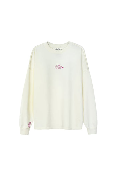 Only For Flippers Longsleeve - Vintage White - Surf.inc | LAB10STREETWEAR