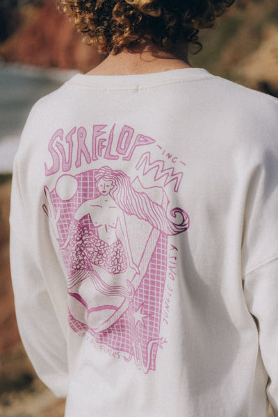 Only For Flippers Longsleeve - Vintage White - Surf.inc | LAB10STREETWEAR