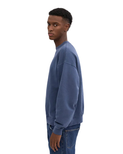 Colorfulstandard Organic Oversized Crew - Neptune Blue -lab10menswear.nl