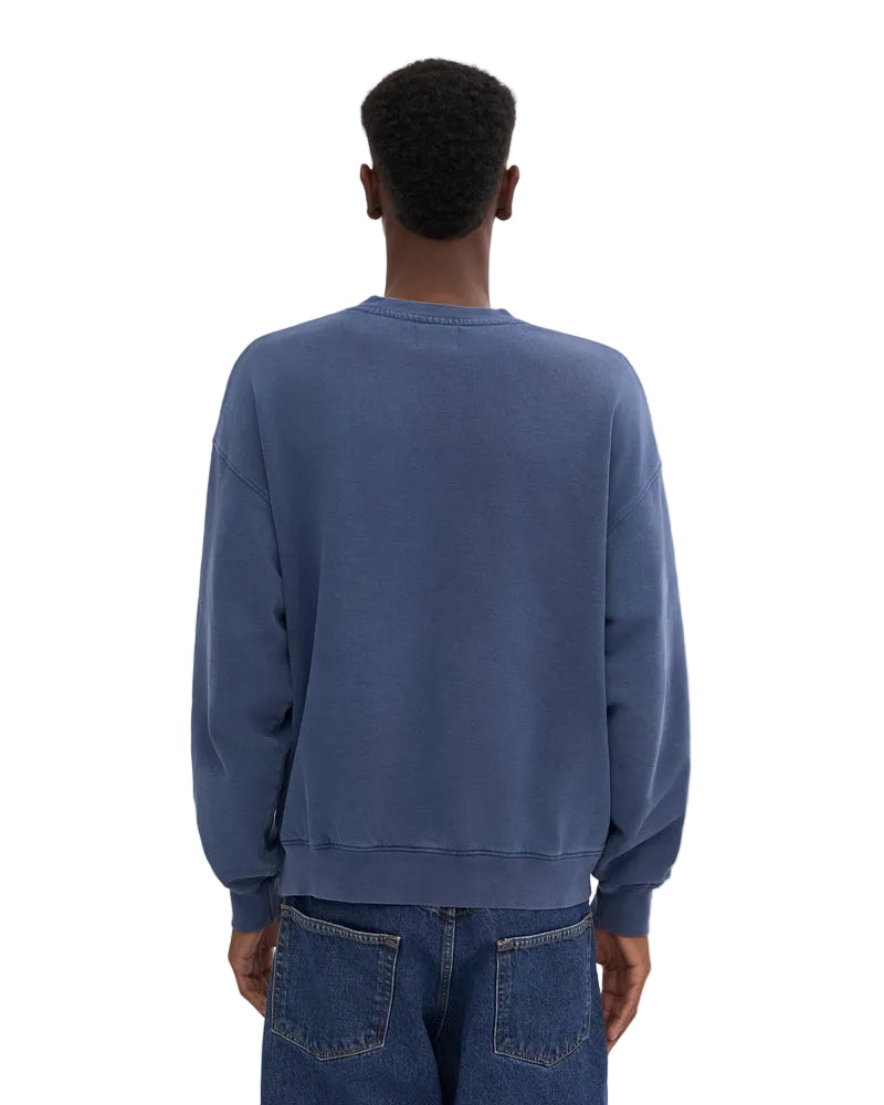 Colorfulstandard Organic Oversized Crew - Neptune Blue -lab10menswear.nl