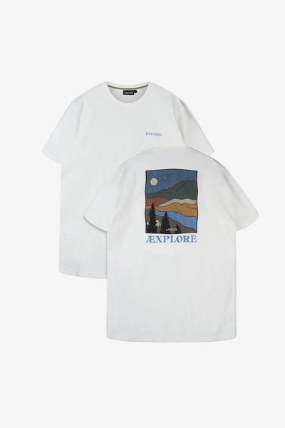 Out There T- Shirt - Star White - Lakor | LAB10STREETWEAR