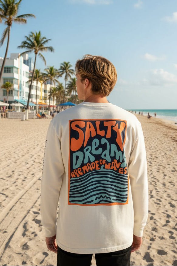 Salty Dreams Longsleeve - Vintage White - Surf.inc | LAB10STREETWEAR