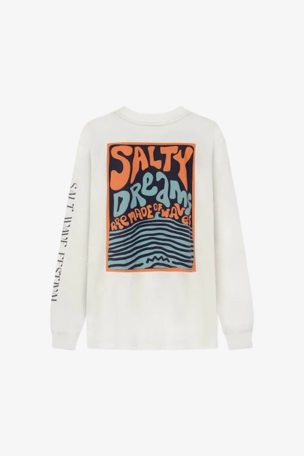Salty Dreams Longsleeve - Vintage White - Surf.inc | LAB10STREETWEAR
