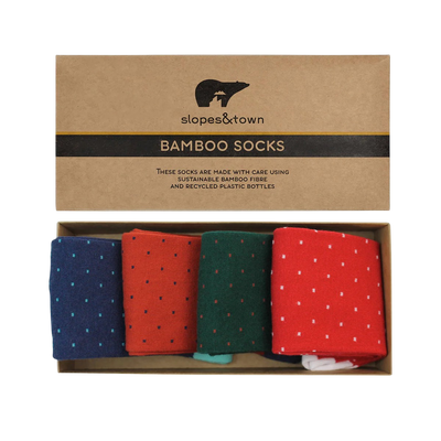 Sokken Geschenkdoos - Green Dots - Slopes & Town | LAB10STREETWEAR