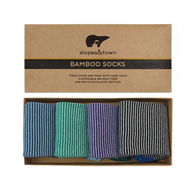 Sokken Geschenkdoos - Purple Stripes - Slopes & Town | LAB10STREETWEAR
