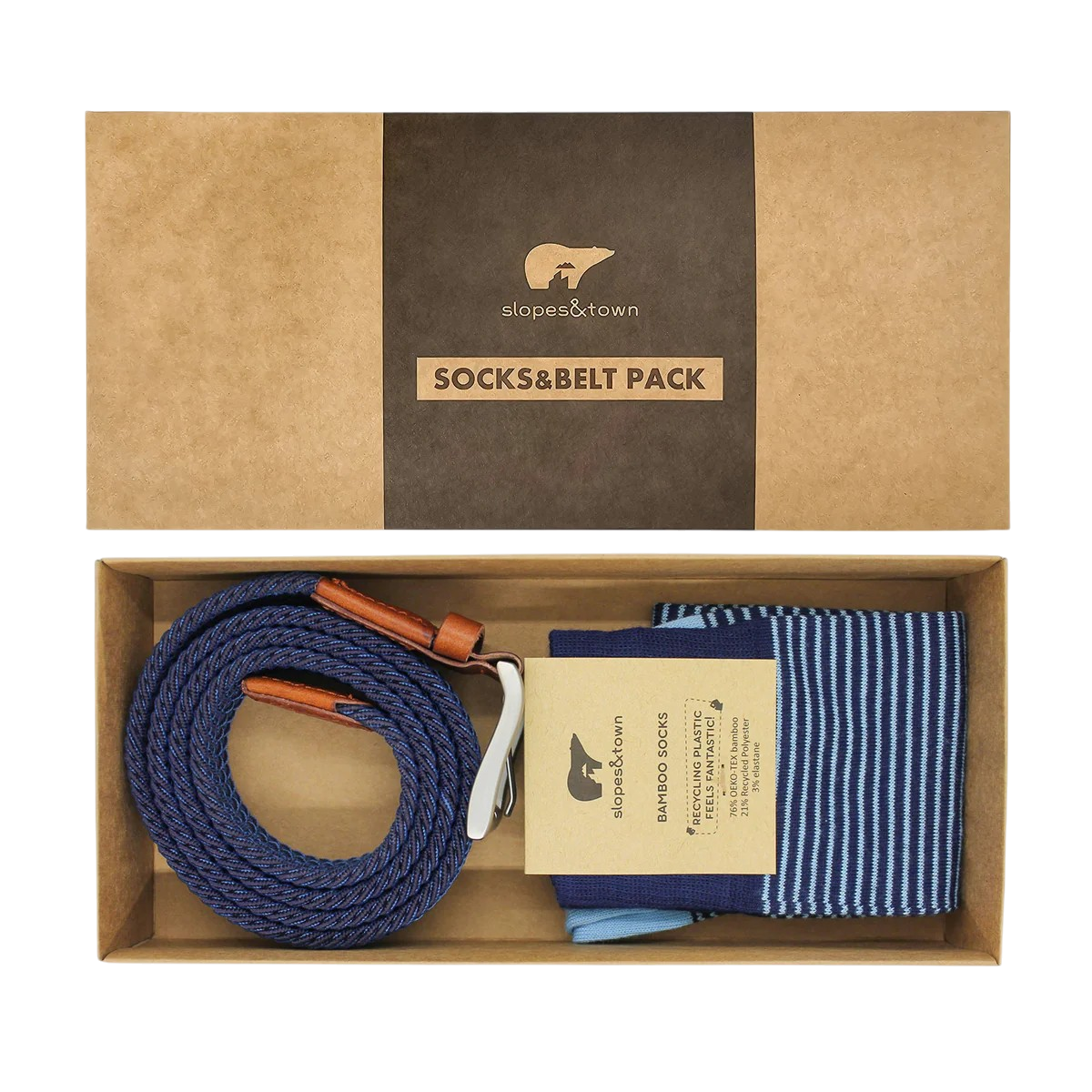 Sokken en Riem Geschenkdoos - Tommy - Slopes & Town | LAB10STREETWEAR