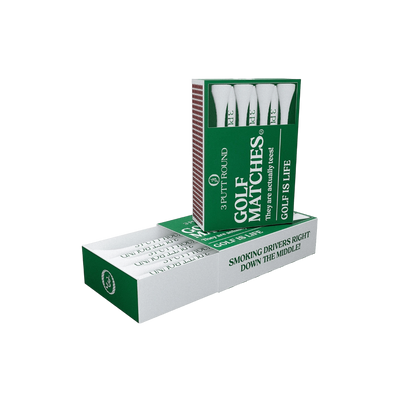 The Green Golf Tee Match Box - 3Puttround | LAB10STREETWEAR