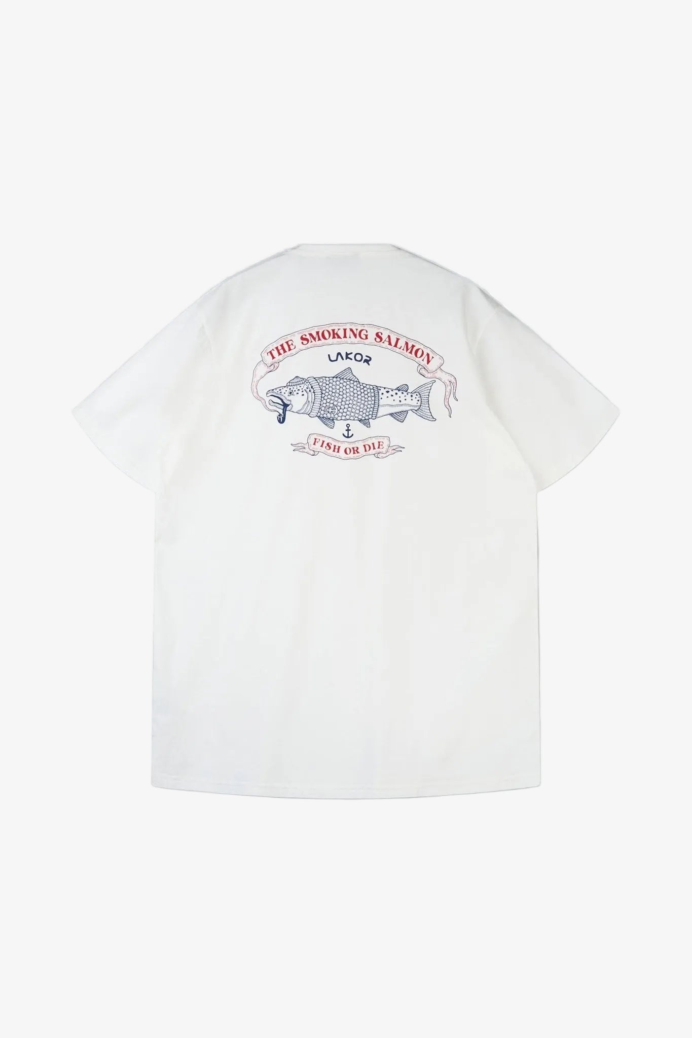 The Smoking Salmon T-Shirt - Star White - Lakor | LAB10STREETWEAR