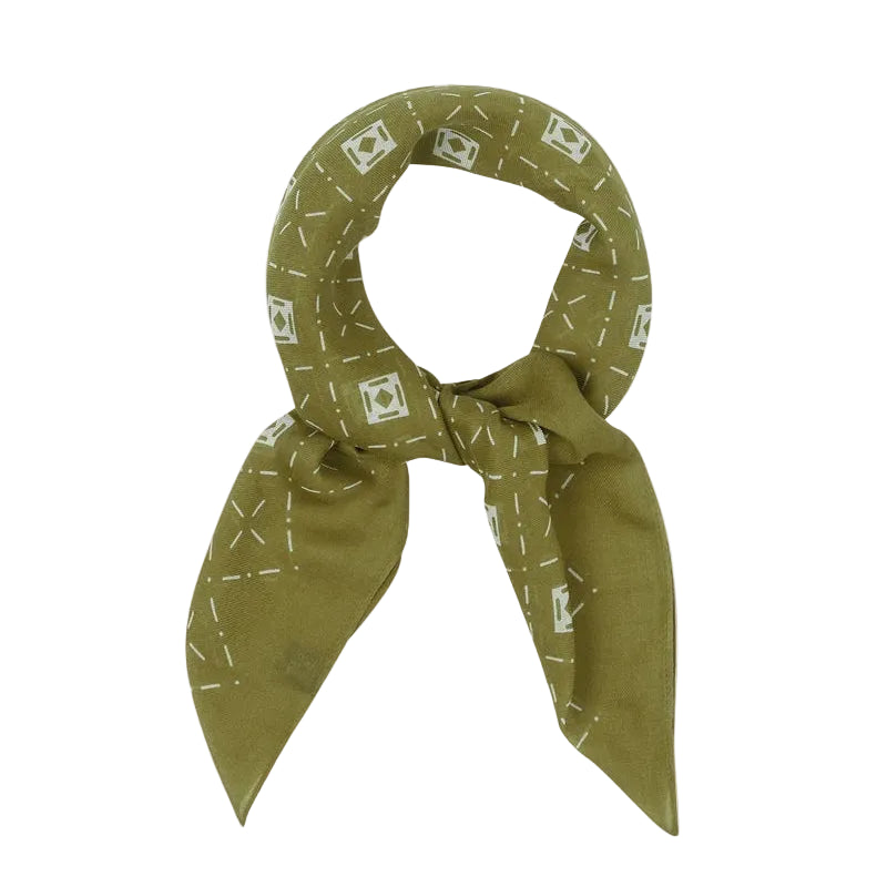 Diamonds in Verdant - Bohemian Style Bandana