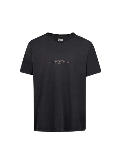 Wave Rider T-Shirt - Zwart - Lightning Bolt | LAB10STREETWEAR
