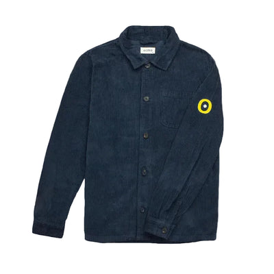 Nacre Arbeitsjacke (Kordsamt) – Navy