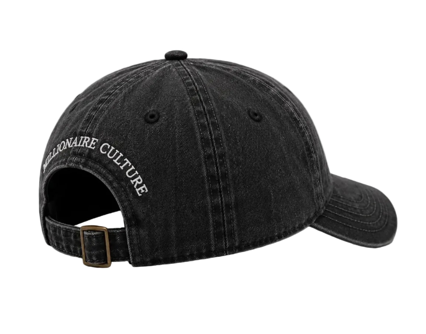 Millionaire culture cap zwart - lab10menswear.nl